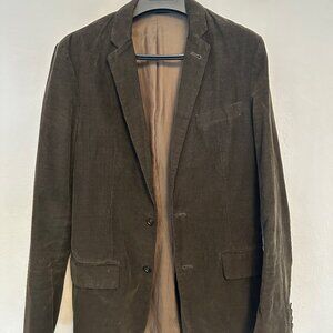 Brown J Crew 2 button corduroy blazer